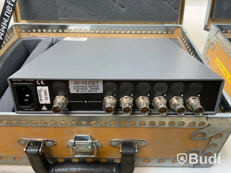 2st SD split, Extron CVDA 6 MX. 1 till 6.