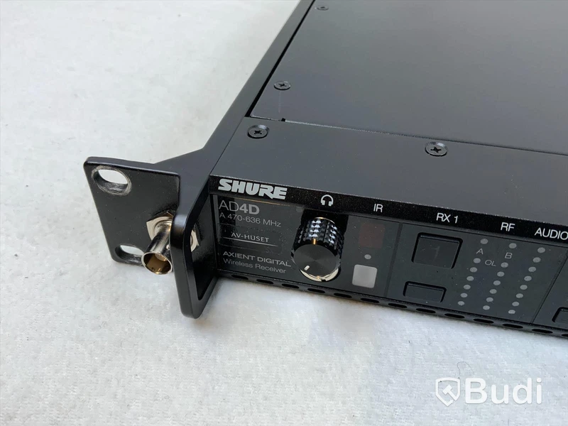 Mikrofonmottagare. SHURE AD4D, 2-kanaler Digital trådlös mottagare
