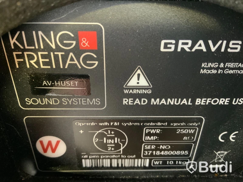 Kling&Freitag Gravis 8W + Passio Sub15 PA set
