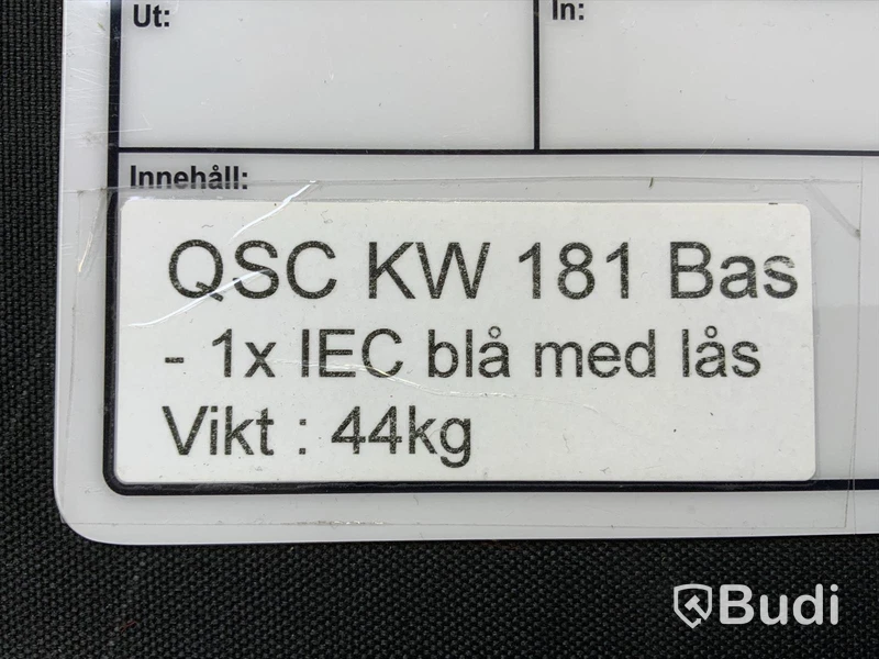 QSC KW181 Baslåda