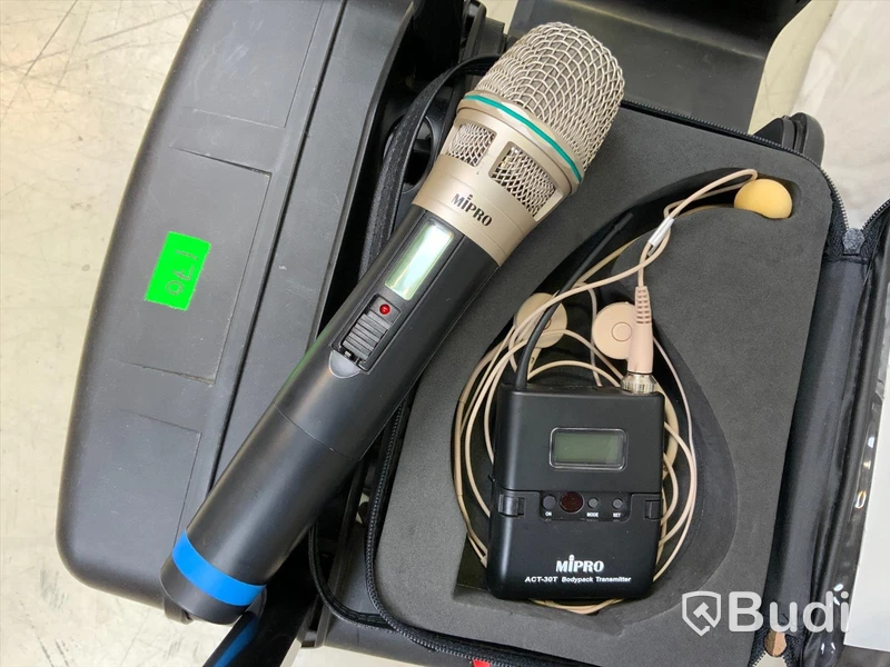 Batterihögtalare Mipro med mic och headset