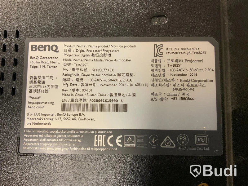 Projektor. BENQ TH682st
