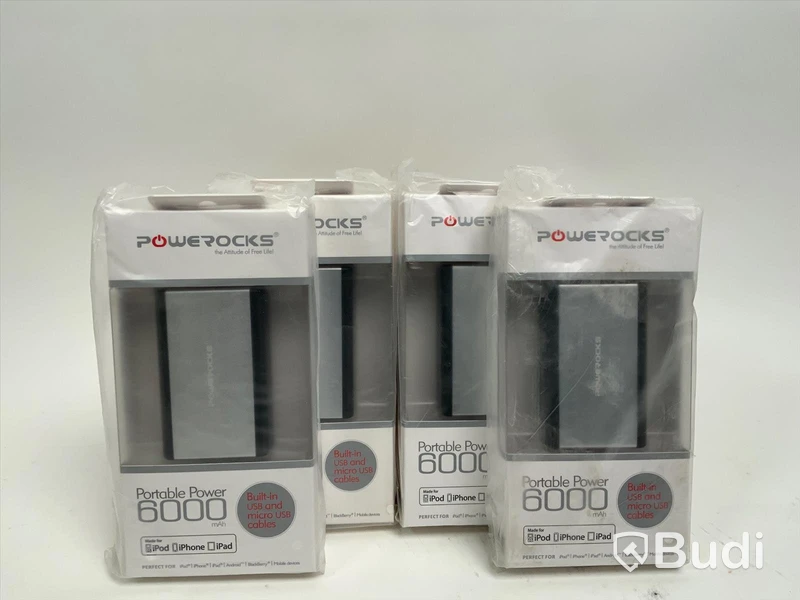 4st Powerocks powerbank 6000mAh