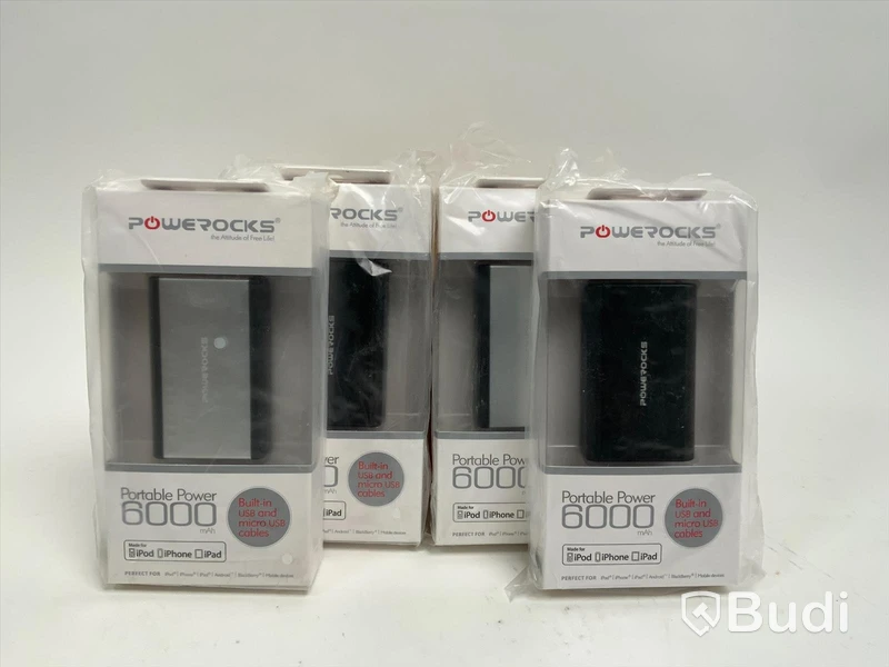 4st Powerocks powerbank 6000mAh