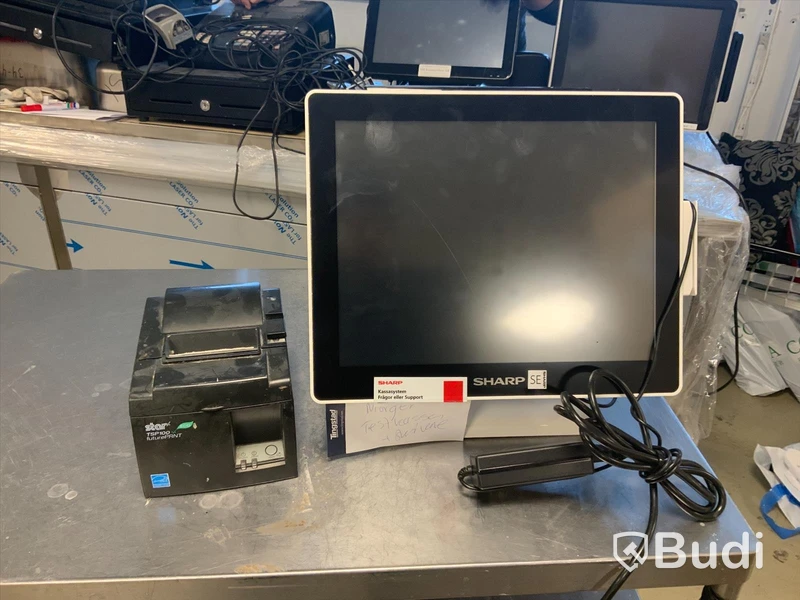 SHARP RZ E601 Kassassystem touch inkl visningsskärm