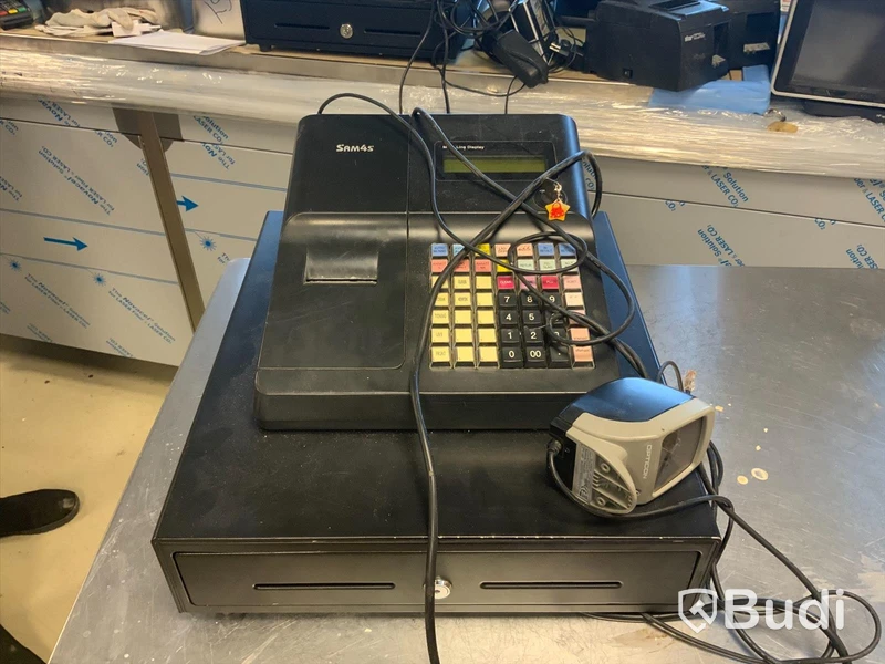 Sam4s ER-280MB kassamaskin inkl scanner