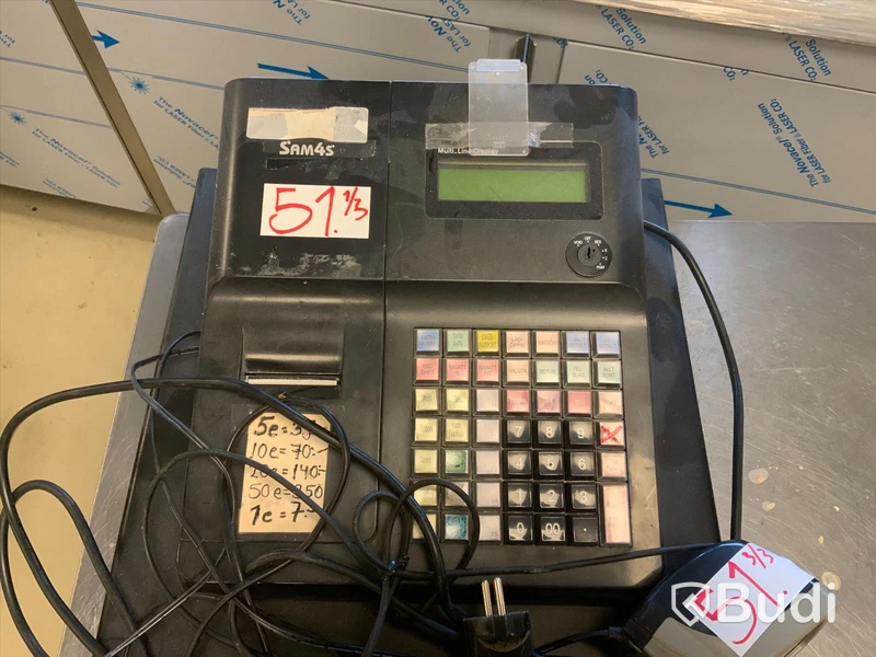 Sam4s ER-280MB kassamaskin inkl scanner