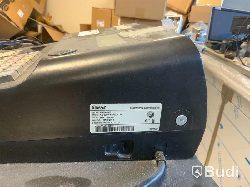 Sam4s ER-280MB kassamaskin inkl scanner