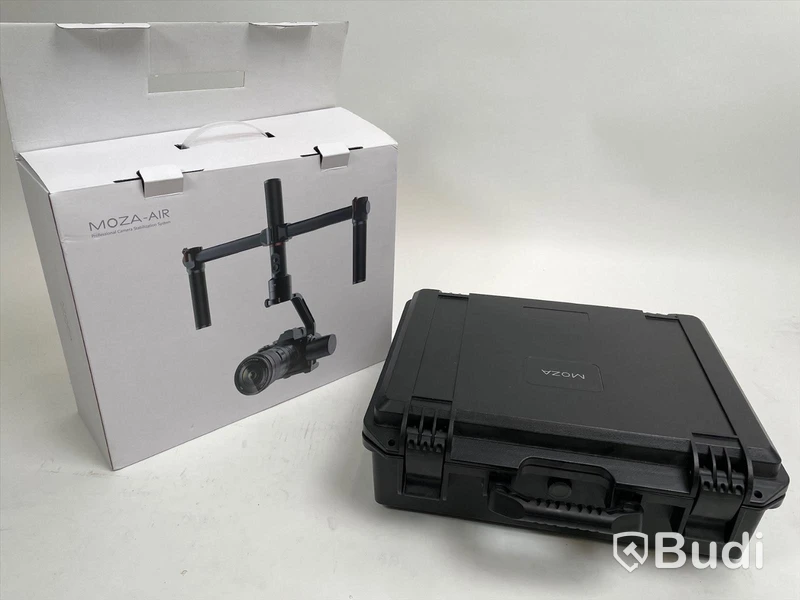 Gimbal kamerastabilisator Moza-Air med dubbelhandtag och case samt laddare