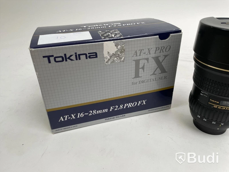 Tokina Objektiv AT-X 16-28mm F.28 Pro FX för Nikon