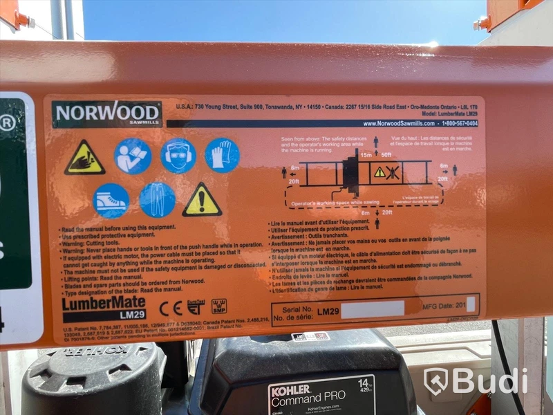 Sågverk Norwood LumberMate LM29 | Portabel med tillbehör