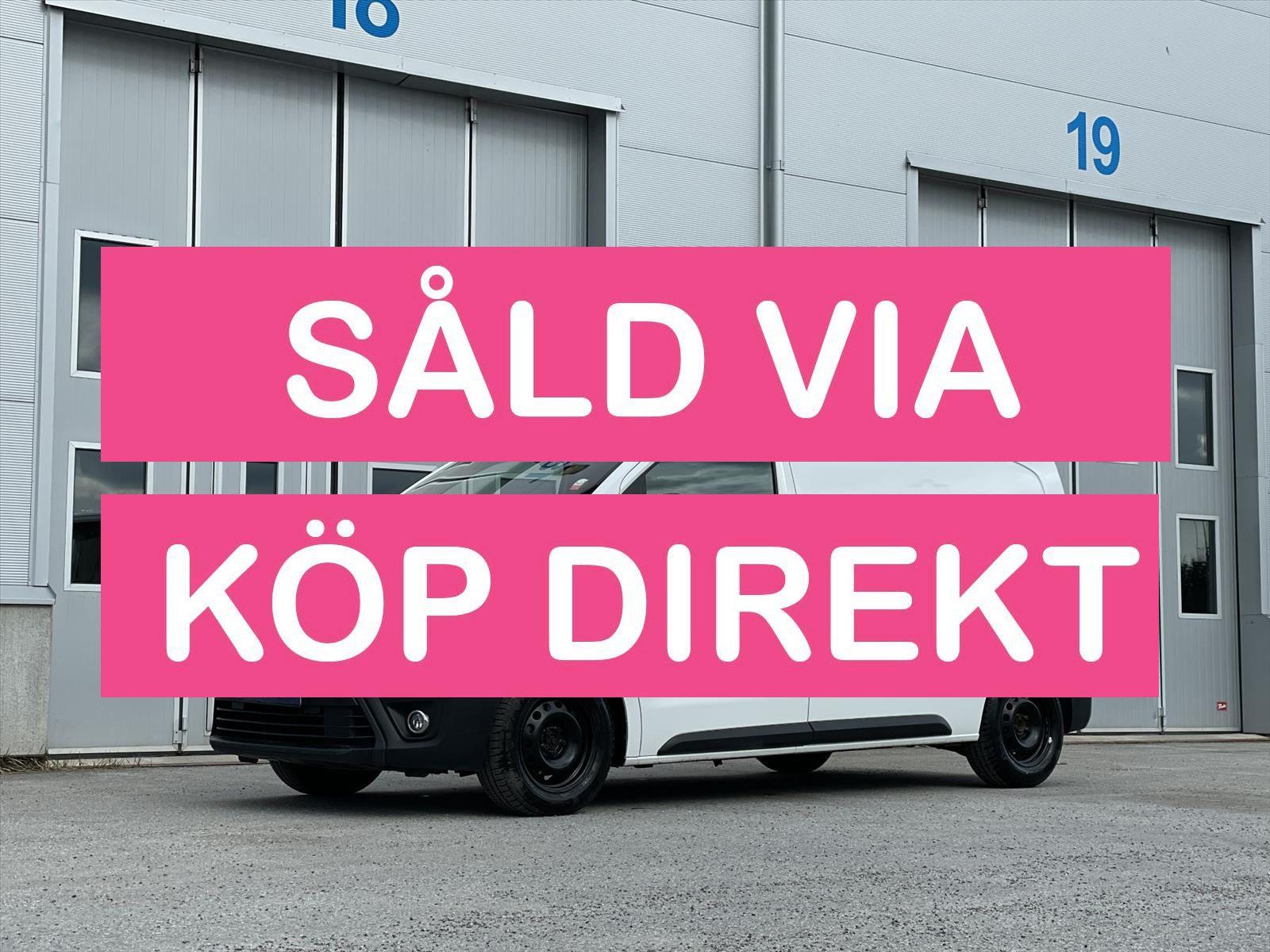 Lätt lastbil Toyota ProAce Skåpbil 1.6 D-4D Euro 6 116hk