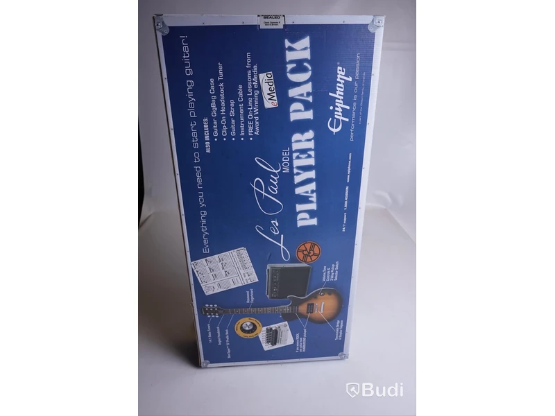 Elgitarr-paket Epiphone Player pack med Elgitarr Les Paul, förstärkare, väska och tillbehör
