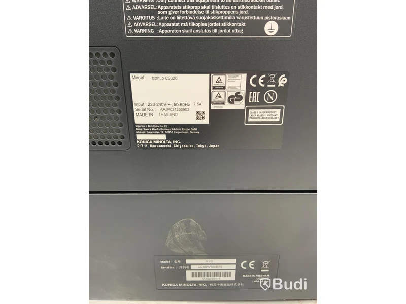 Multifunktionell skrivare Konica Minolta bizhub C3320i