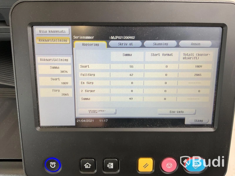 Multifunktionell skrivare Konica Minolta bizhub C3320i