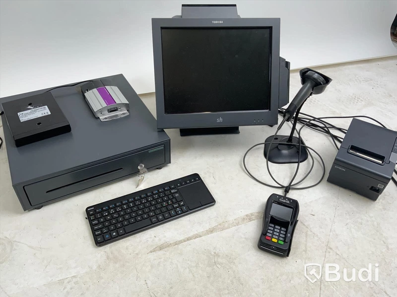 Komplett kassasystem Toshiba CASH-IT 4852-570 inkl kortterminal