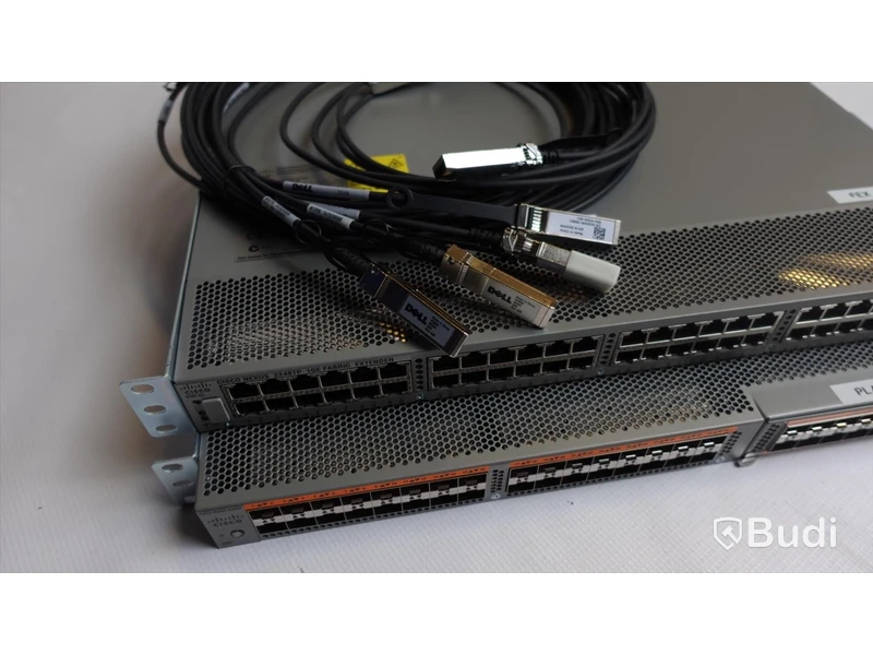 Cisco Nexus 5548UP samt Cisco Nexus 2248 TP Fabric Extender ink 7st DAC kablar