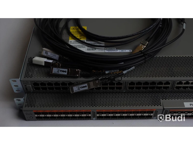 Cisco Nexus 5548UP samt Cisco Nexus 2248 TP Fabric Extender ink 7st DAC kablar