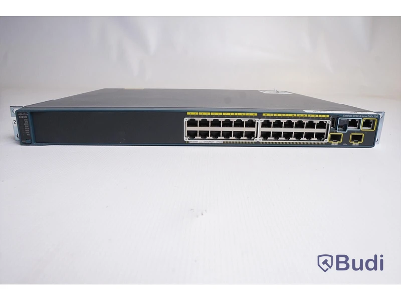 Cisco Switch Catalyst 2960-S 24 portar med POE (Power Over Ethernet)