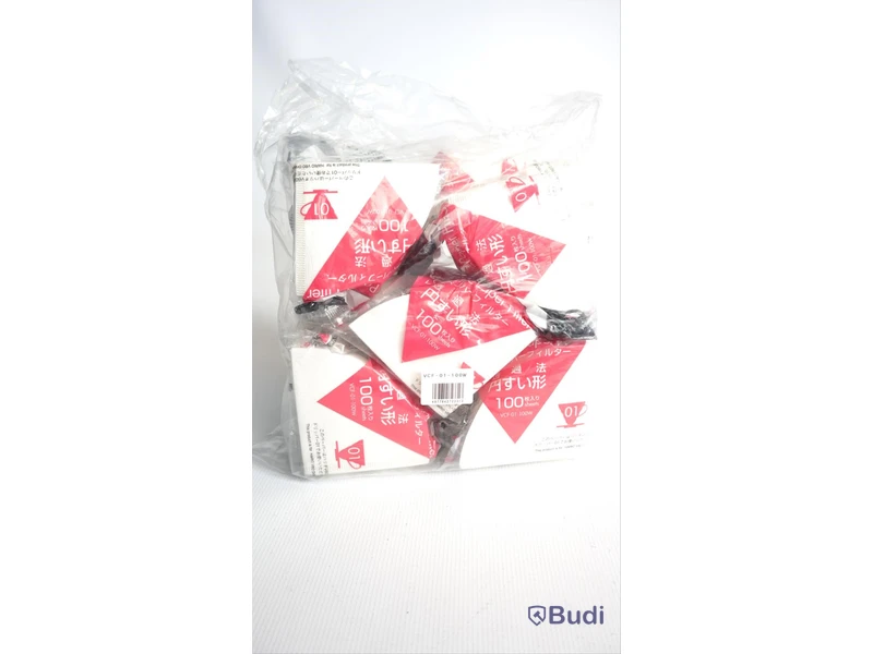 10 paket med 100 Hario filter i varje VCF-01-100W