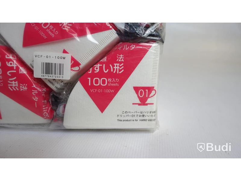 10 paket med 100 Hario filter i varje VCF-01-100W