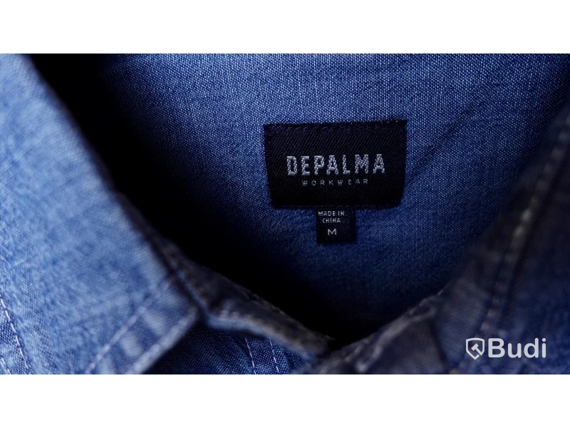 Tröja med luva & denim skjorta, DEPALMA. Storlek M