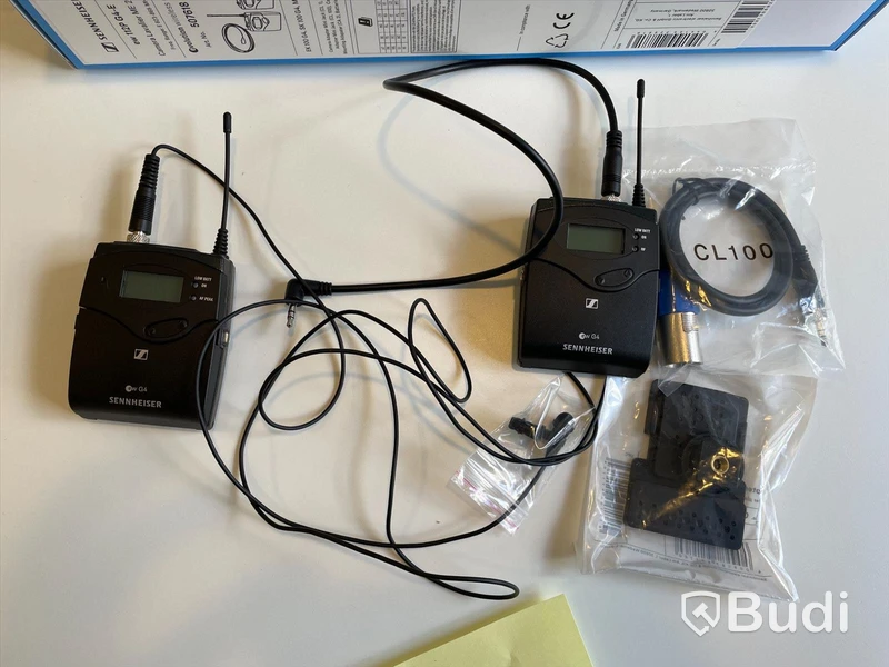 Sennheiser trådlöst mikrofonsystem ink mygga EW 112P G4-E Frekvens E 823-865 Mhz