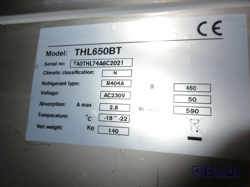 Kylskåp Hagfors AB modell THL650 BT