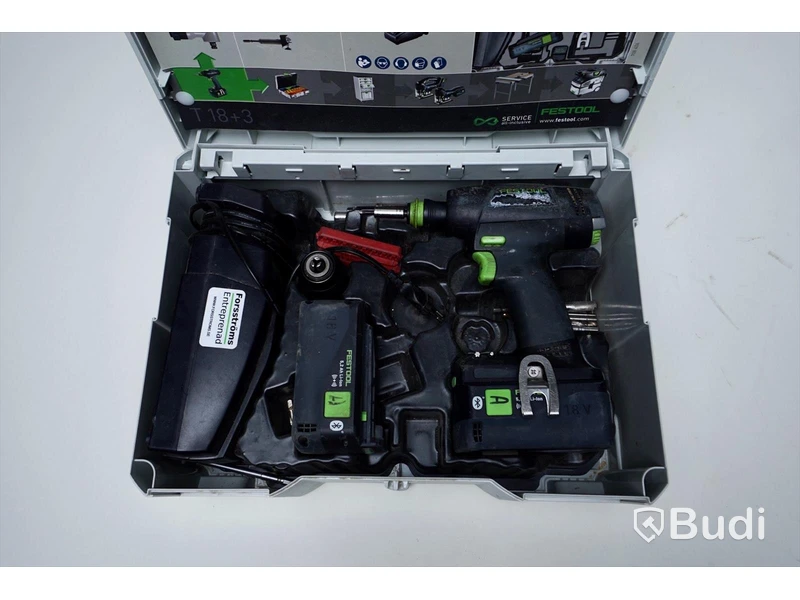 FESTOOL skruvdragare T18+3 Li 5,2 Plus