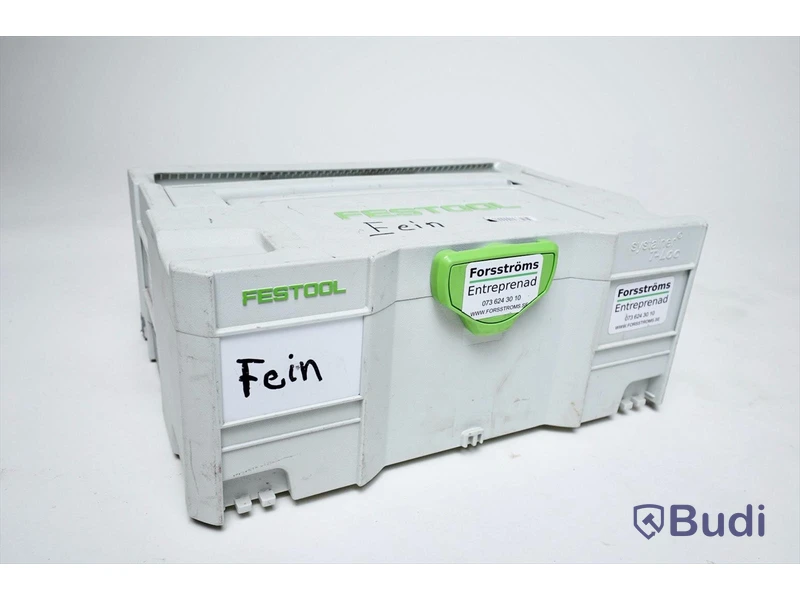FESTOOL systainer toolbox, höjd 17 cm, skadat hörn