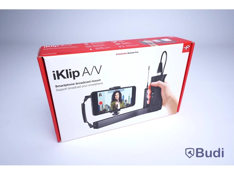 iKlip A/V Mobilhållare med XLR med phantom-matning