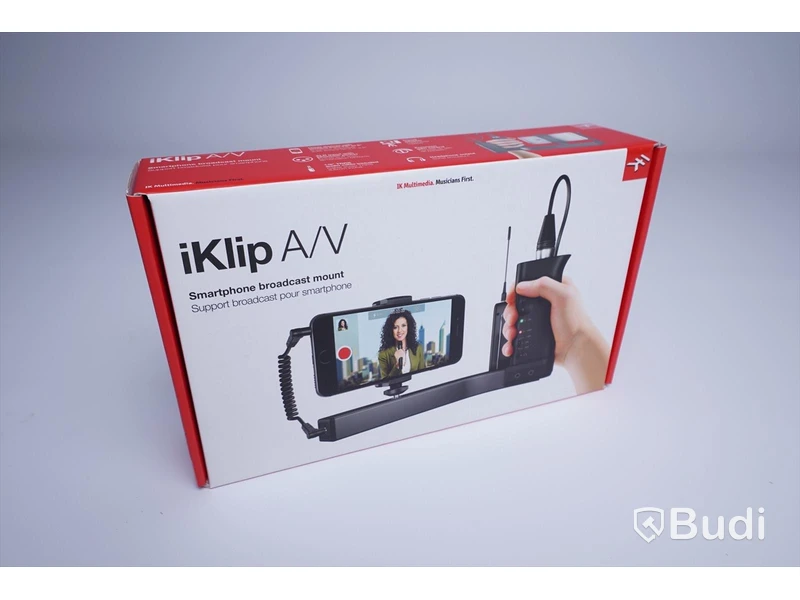 iKlip A/V Mobilhållare med XLR med phantom-matning