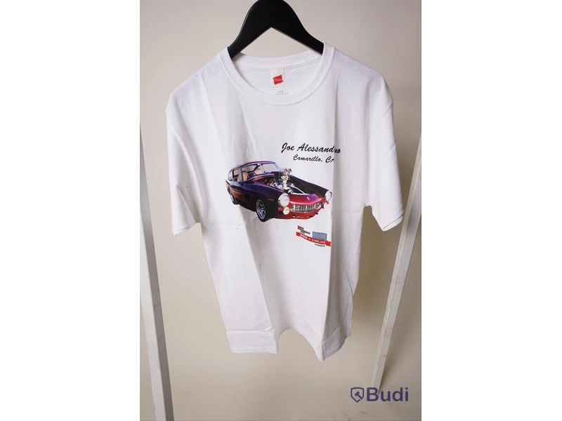 4 t-shirts, str L, arbetsbyxor strl 32