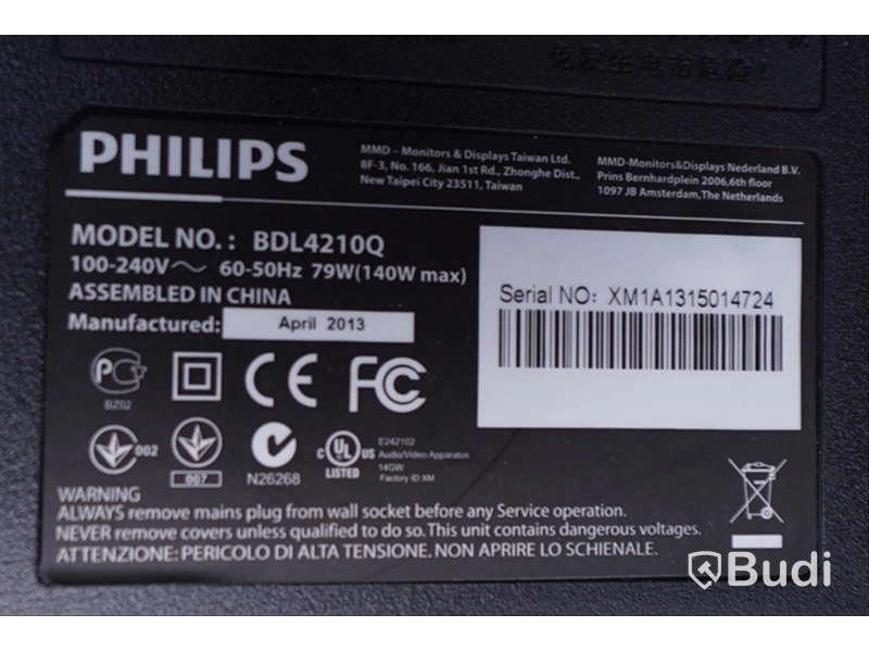 TV 42” Philips BDL 4210Q