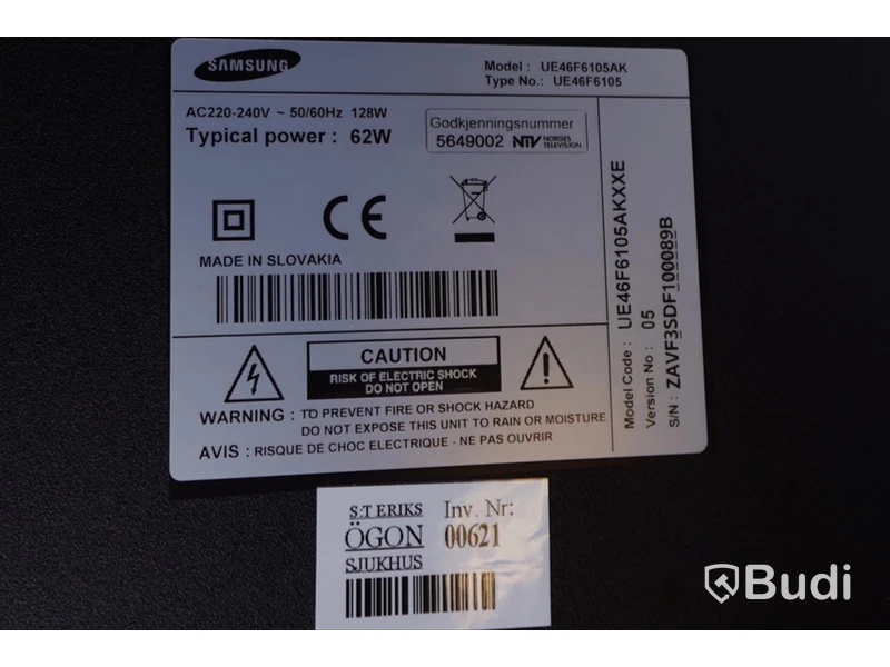 TV 46” SAMSUNG UEF6105AK