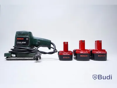 Bosch kit 1st Planslip 3st batterier
