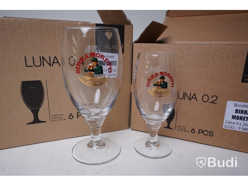 Ölglas Luna 12st