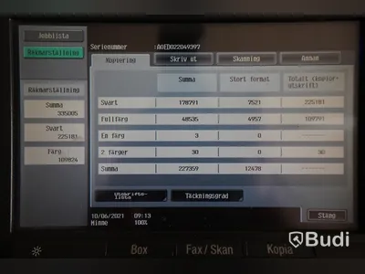 Multifunktionell skrivare med sorterare Konica Minolta C280