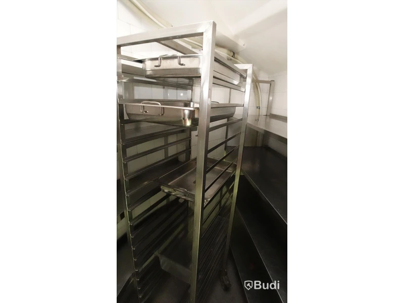 Rostfri vagn för 1/1 bläck