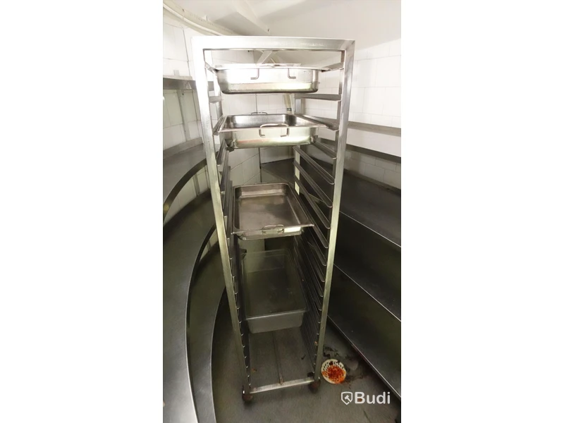 Rostfri vagn för 1/1 bläck