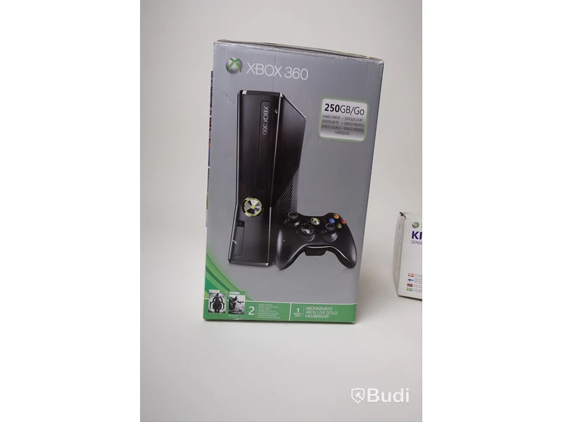 XBOX 360 250GB/Go samt KINECT