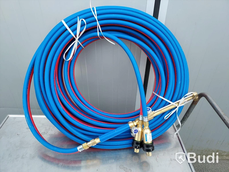 Gas slangpaket ca 20m skärbrännare, backventiler, bakslagsskydd GasiQ Safe X 2000