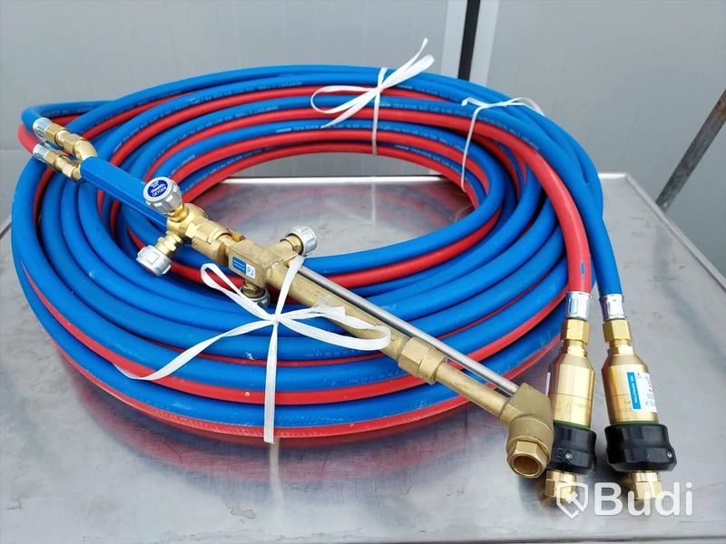 Gas slangpaket ca 20m skärbrännare, backventiler, bakslagsskydd GasiQ Safe X 2000