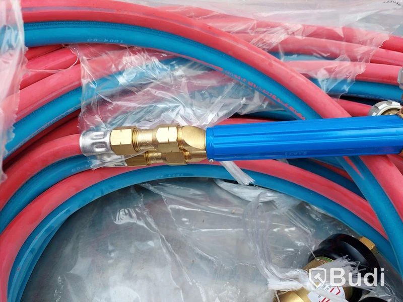 Gas slangpaket ca 20 m skärbrännare och backventiler, backslagsskydd GasiQ Safe X 2000