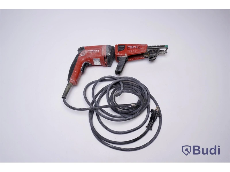 Hilti sd 5000 + smd 57 gipsautomat + skruvmagasin