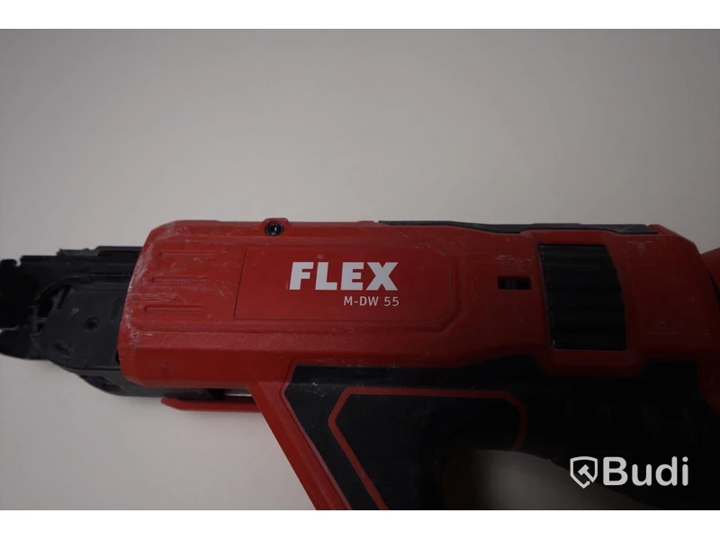 Gipsskruvdragare med skruvmagasin, extra batteri och laddare