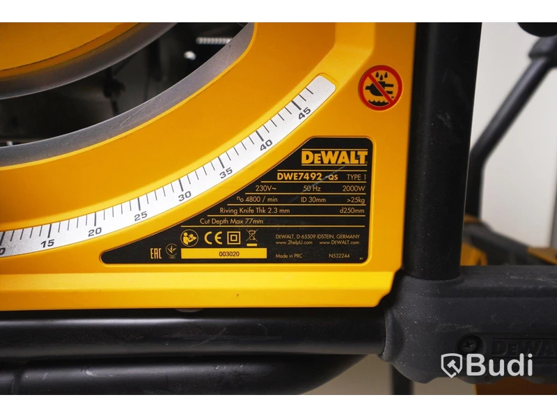 DeWalt klyvsåg inkl stativ