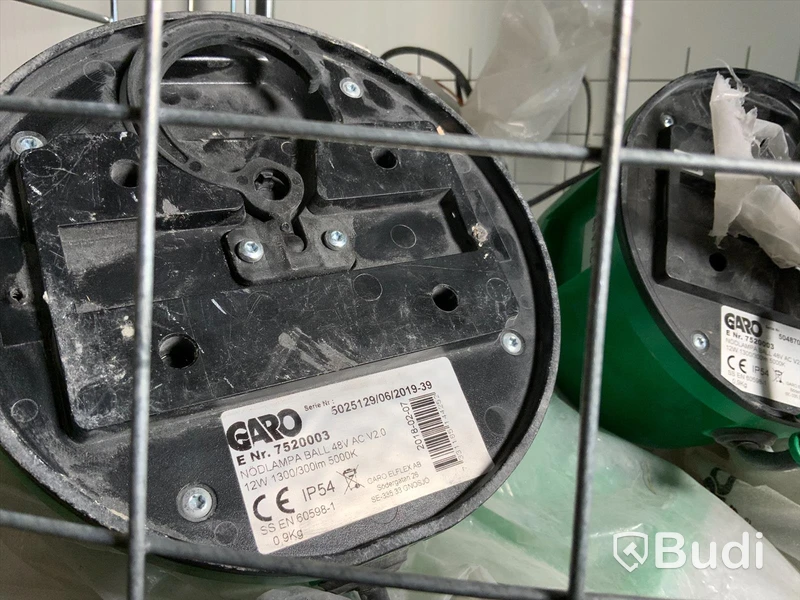 20+ st GARO nödlampa ball 48v AC 12W