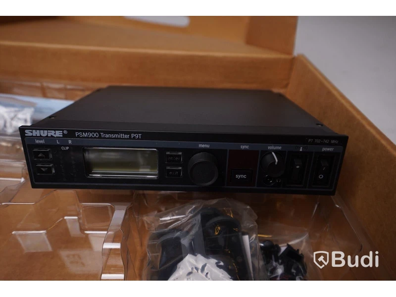SHURE P9T Rack Unit Transmitter samt monteringstillbehör