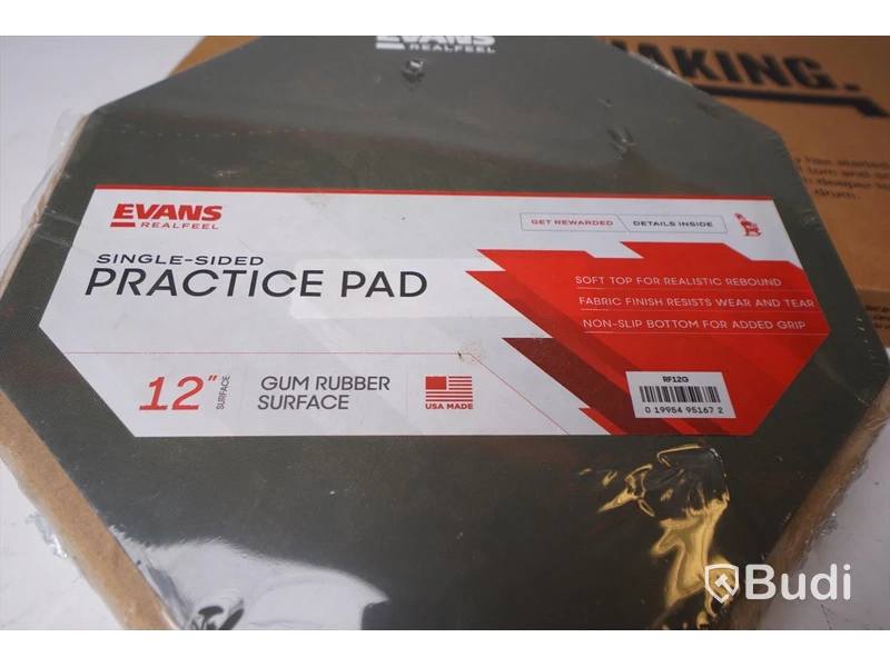 Practice Pad, Samba Beater och 1st trumskinn 22” EVANS